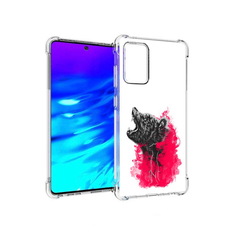 Чехол MyPads Tocco для Samsung Galaxy A72 медведь в дымке (PT158633.553.463)