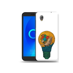 Чехол MyPads Tocco для Alcatel 1 кит в лампочке с парусами (PT227134.658.387)