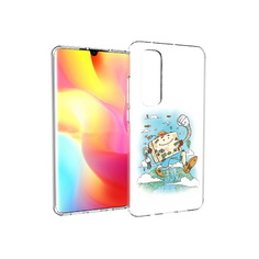 Чехол MyPads Tocco для Xiaomi Mi Note 10 Lite Счастливый чемодан (PT149714.254.166)