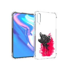 Чехол MyPads Tocco для Honor 9X Pro медведь в дымке