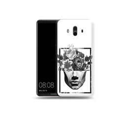 Чехол MyPads Tocco для Huawei Mate 10 черно белая ваза в абстракции (PT88364.53.678)