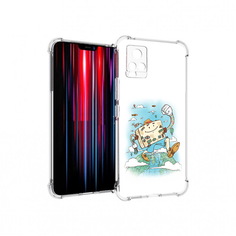 Чехол MyPads Tocco для Vivo V20 PRO Счастливый чемодан (PT226964.386.166)