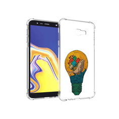 Чехол MyPads Tocco для Samsung Galaxy J4+ (2018) кит в лампочке с парусами