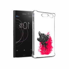 Чехол MyPads Tocco для Sony Xperia XZ1 медведь в дымке (PT77229.221.463)