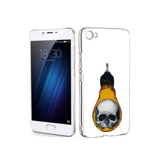 Чехол MyPads Tocco для Meizu U20 череп в лампочке (PT50622.85.676)