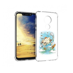 Чехол MyPads Tocco для Motorola G7 Power Счастливый чемодан (PT227059.362.166)