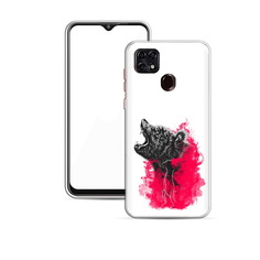 Чехол MyPads Tocco для ZTE Blade 20 Smart медведь в дымке (PT226940.456.463)