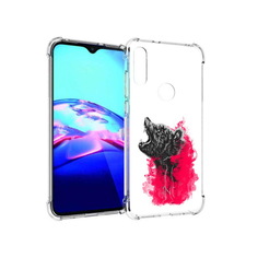 Чехол MyPads Tocco для Motorola Moto E медведь в дымке (PT227064.345.463)