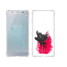 Чехол MyPads Tocco для Sony Xperia XZ2 Premium медведь в дымке