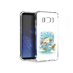 Чехол MyPads Tocco для Samsung Galaxy S8+ Счастливый чемодан