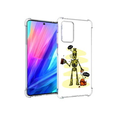 Чехол MyPads Tocco для Samsung Galaxy A52 прикольный робот (PT158660.526.557)