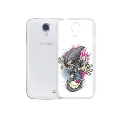 Чехол MyPads Tocco для Samsung Galaxy S4 нарисованный скелет на скейт борде