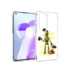 Чехол MyPads Tocco для OnePlus 9RT прикольный робот (PT172016.131.557)