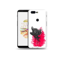 Чехол MyPads Tocco для OnePlus 5T медведь в дымке