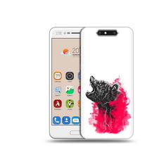 Чехол MyPads Tocco для ZTE Blade V8 медведь в дымке (PT100217.451.463)