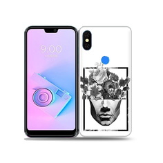 Чехол MyPads Tocco для BQ 5731L черно белая ваза в абстракции