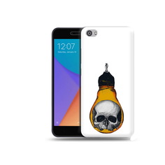 Чехол MyPads Tocco для Xiaomi Redmi Note 5A череп в лампочке (PT75665.324.676)