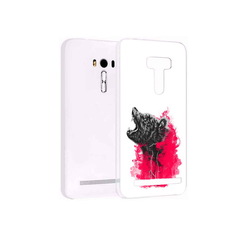 Чехол MyPads Tocco для Asus ZenFone Selfie (ZD551KL) медведь в дымке