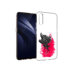 Чехол MyPads Tocco для Vivo V17 Neo медведь в дымке (PT226959.388.463)