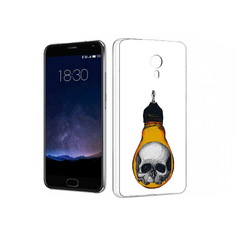 Чехол MyPads Tocco для Meizu Pro 5 череп в лампочке (PT18126.86.676)