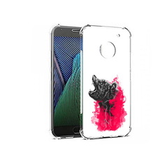 Чехол MyPads Tocco для Motorola Moto G5 медведь в дымке (PT67504.367.463)