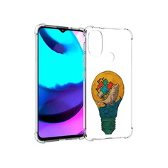 Чехол MyPads Tocco для Motorola Moto E20 кит в лампочке с парусами (PT162039.356.387)