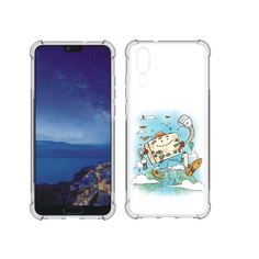 Чехол MyPads Tocco для Huawei P20 Счастливый чемодан (PT108006.52.166)