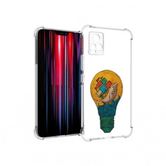Чехол MyPads Tocco для Vivo V20 PRO кит в лампочке с парусами (PT226964.386.387)