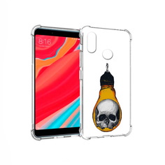 Чехол MyPads Tocco для Xiaomi Redmi S2 череп в лампочке (PT111025.312.676)