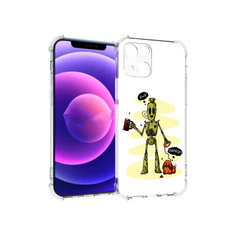 Чехол MyPads Tocco для Apple iPhone 13 mini прикольный робот (PT162959.608.557)