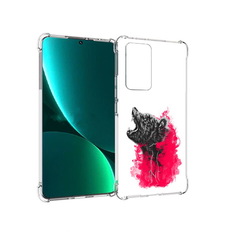 Чехол MyPads Tocco для Xiaomi 12 Pro медведь в дымке (PT226953.293.463)