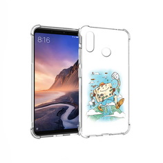 Чехол MyPads Tocco для Xiaomi Mi Max 3 Счастливый чемодан (PT115366.313.166)