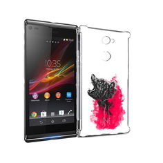 Чехол MyPads Tocco для Sony Xperia L2 медведь в дымке (PT99662.233.463)