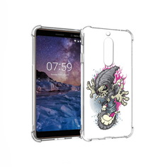 Чехол MyPads Tocco для Nokia 7 нарисованный скелет на скейт борде (PT95887.123.512)