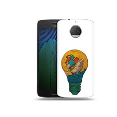 Чехол MyPads Tocco для Motorola Moto G5S Plus кит в лампочке с парусами (PT75337.377.387)