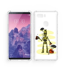 Чехол MyPads Tocco для ZTE Nubia Z17S прикольный робот (PT94929.470.557)