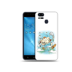Чехол MyPads Tocco для Asus ZenFone 3 Счастливый чемодан (PT51214.656.166)