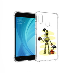 Чехол MyPads Tocco для Xiaomi Redmi Note 5 прикольный робот (PT113434.311.557)
