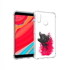 Чехол MyPads Tocco для Xiaomi Redmi S2 медведь в дымке (PT111025.312.463)