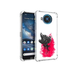 Чехол MyPads Tocco для Nokia X100 медведь в дымке (PT227057.109.463)