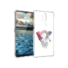 Чехол MyPads Tocco для Nokia 2.4 абстракция руки в татуировках (PT227049.107.212)