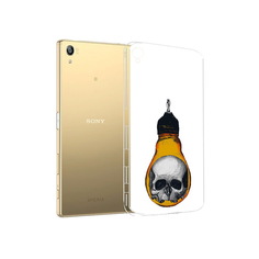 Чехол MyPads Tocco для Sony Xperia Z5 Premium череп в лампочке (PT23243.222.676)