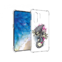 Чехол MyPads Tocco для Vivo X30 нарисованный скелет на скейт борде (PT142331.408.512)