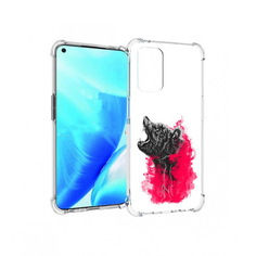 Чехол MyPads Tocco для OnePlus Nord N200 5G медведь в дымке (PT227046.132.463)