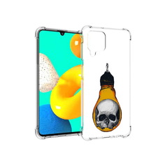 Чехол MyPads Tocco для Samsung Galaxy M22 череп в лампочке (PT226931.524.676)