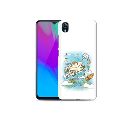 Чехол MyPads Tocco для Vivo Y91C Счастливый чемодан (PT156610.438.166)