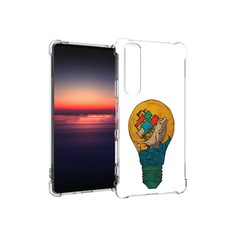 Чехол MyPads Tocco для Sony Xperia 1 III кит в лампочке с парусами (PT162368.229.387)