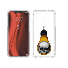 Чехол MyPads Tocco для Honor 8X череп в лампочке (PT118984.69.676)
