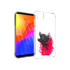 Чехол MyPads медведь в дымке для Honor 9S (DUA-LX9)