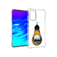 Чехол MyPads Tocco для Samsung Galaxy A72 череп в лампочке (PT158633.553.676)